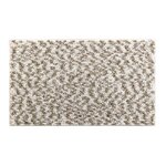 Paris Prix Tapis de Bain  Friza  45x75cm Blanc & Marron