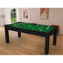 Voir la diapositive 5 : Paris Prix Table de Billard Convertible  Oregon  213cm Noir & Vert