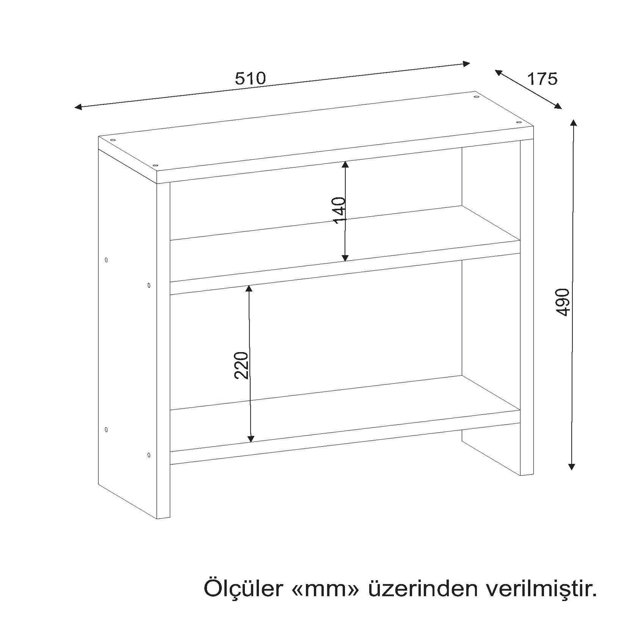 Voir la diapositive 4 : Habitat et Jardin Table d'appoint en bois  silvanus  - 51 x 17 x 49 cm - blanc