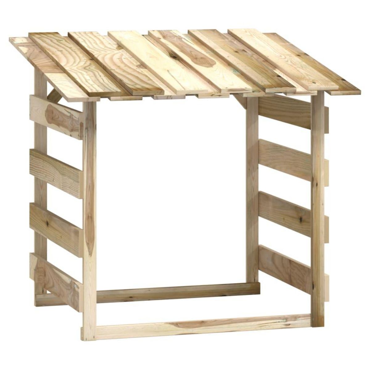 VIDAXL Pergola avec toit 100x90x100 cm Bois de pin impregne