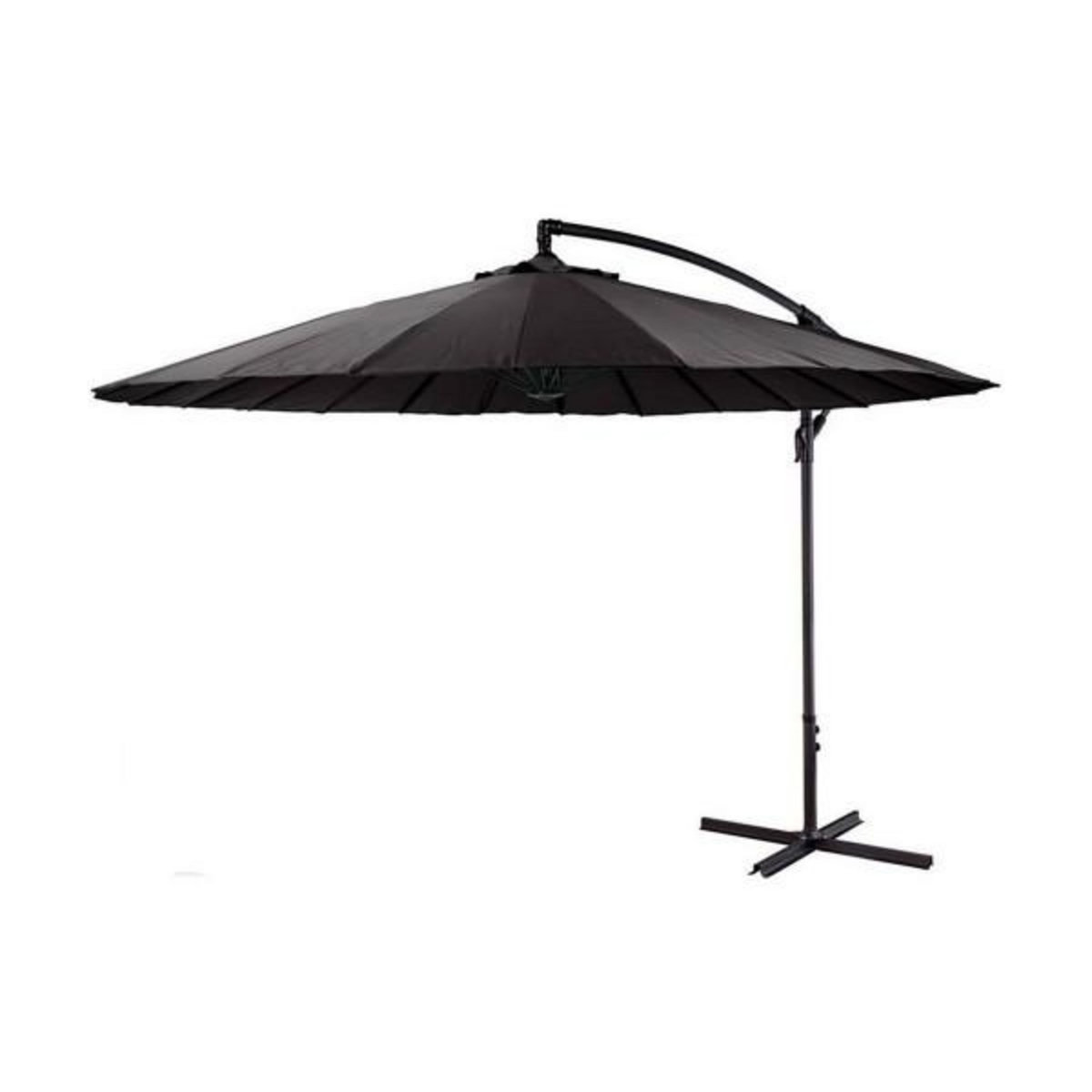 AMBIANCE Parasol Ambiance Anthracite Plastique