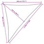 Voir la diapositive 6 : VIDAXL Voile d'ombrage 160 g/m^2 Marron 3x4x5 m PEHD