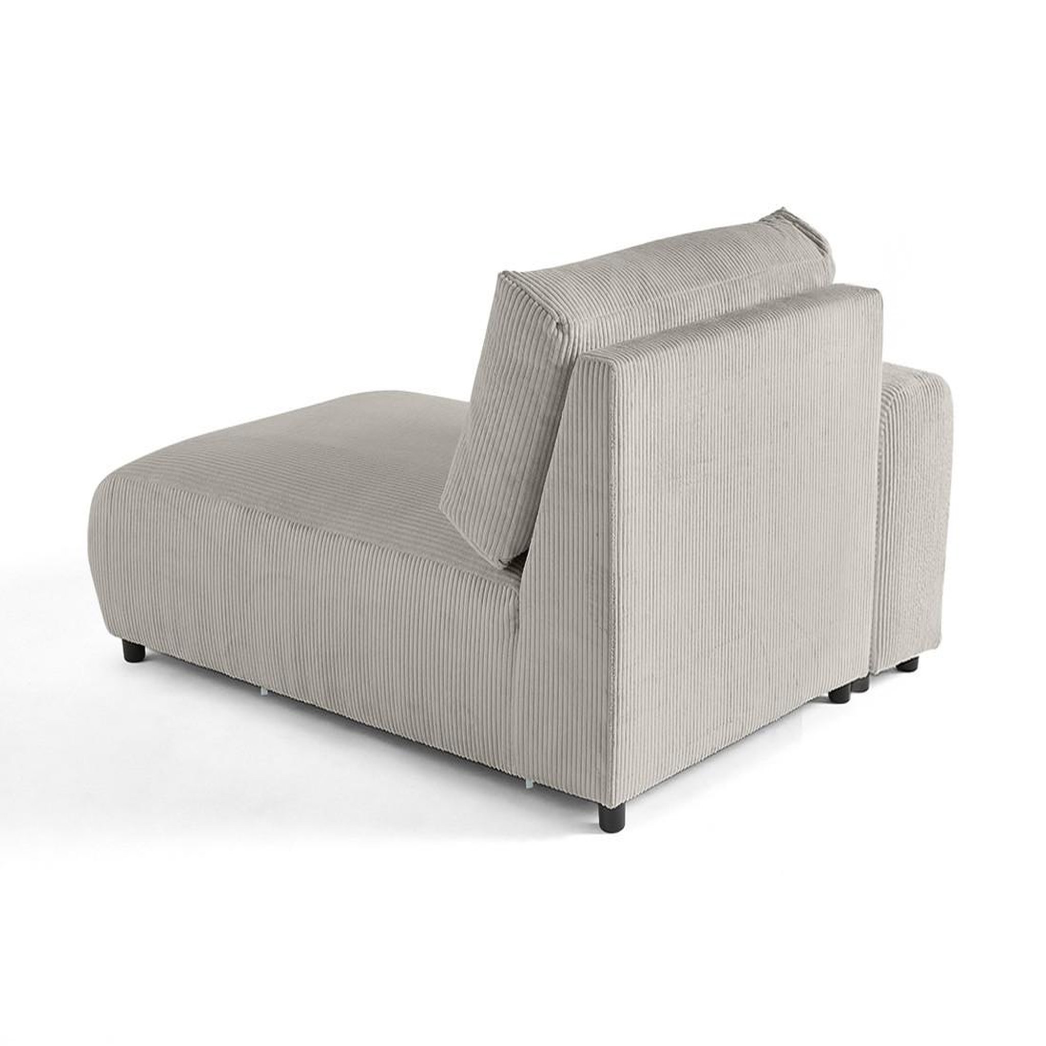 Voir la diapositive 4 : LISA DESIGN Garance - module d'assise méridienne gauche - en velours côtelé