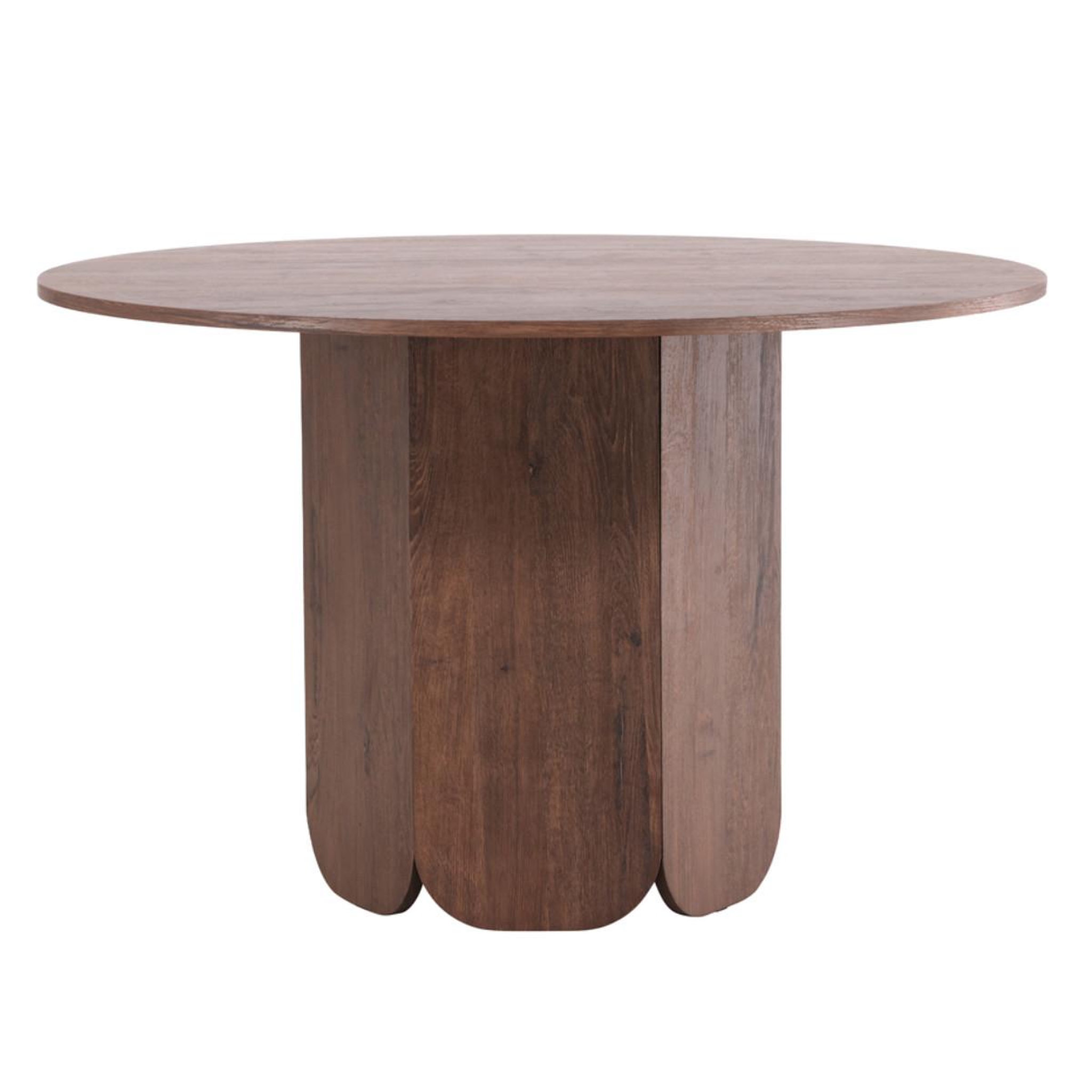 Paris Prix Table à manger ronde  tekla  120cm marron