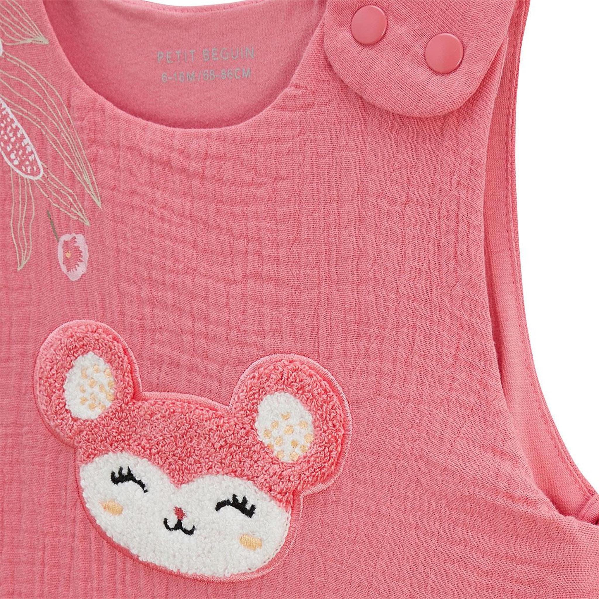Voir la diapositive 4 : Petit BÃ©guin Gigoteuse d'été en gaze de coton anaelle