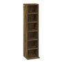 Voir la diapositive 2 : VIDAXL Armoire a CD Chene fume 21x20x88 cm Bois d'ingenierie