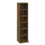 Voir la diapositive 2 : VIDAXL Armoire a CD Chene fume 21x20x88 cm Bois d'ingenierie