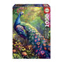 Voir la diapositive 1 : EDUCA Puzzle 1000 pièces – Jardin de Paons – 68 x 48 cm – Educa – Adulte dès 12 ans