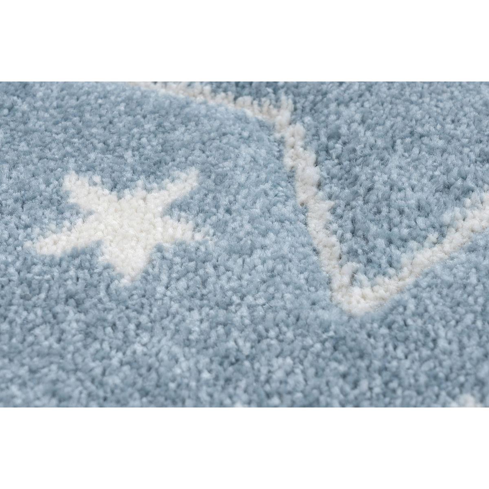 Voir la diapositive 3 : Paris Prix Tapis de Chambre Enfant Étoiles  Tamworth  Bleu