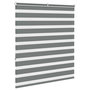 Voir la diapositive 4 : VIDAXL Store zebre gris fonce largeur du tissu 115,9 cm polyester