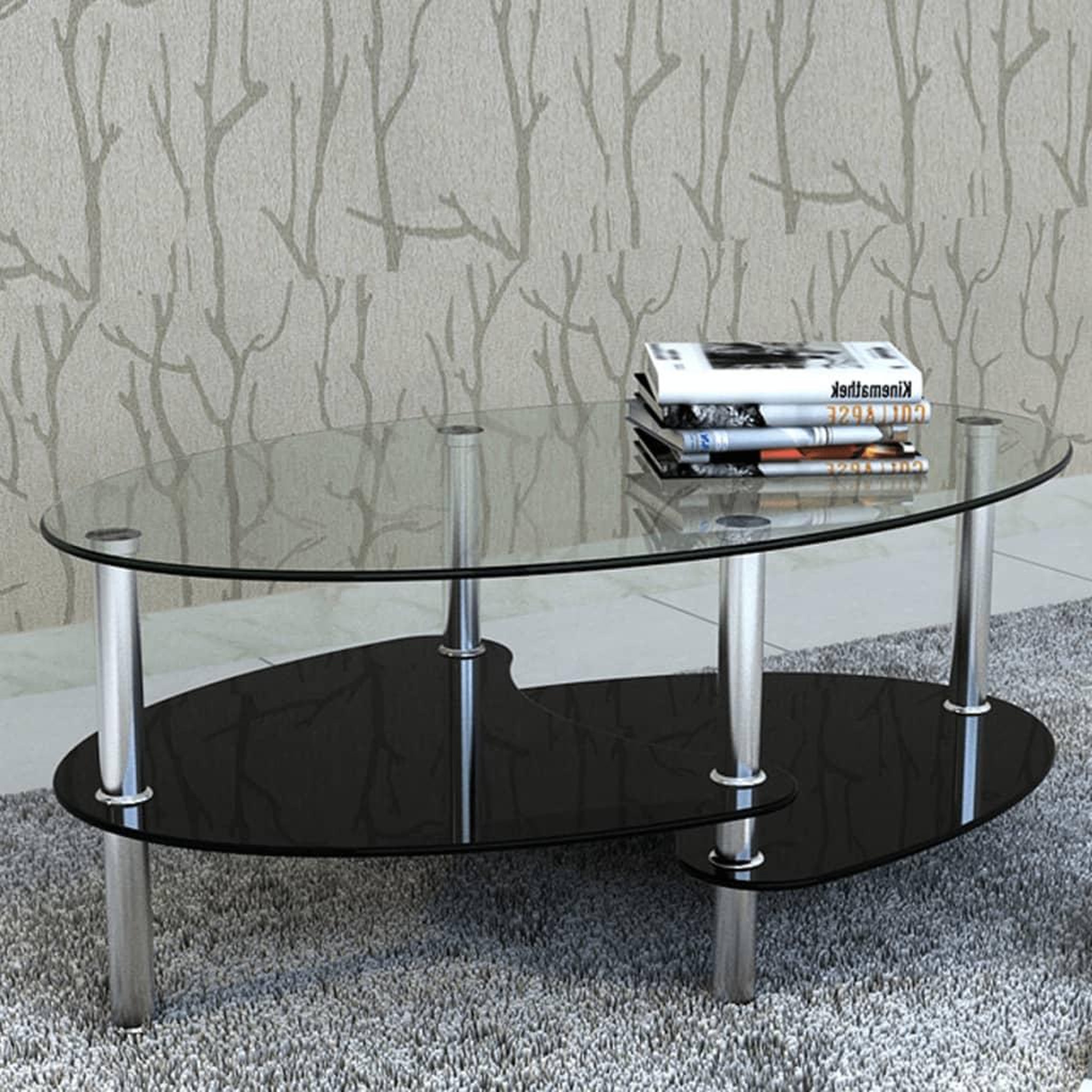 Voir la diapositive 1 : VIDAXL Table basse avec design exclusif Noir