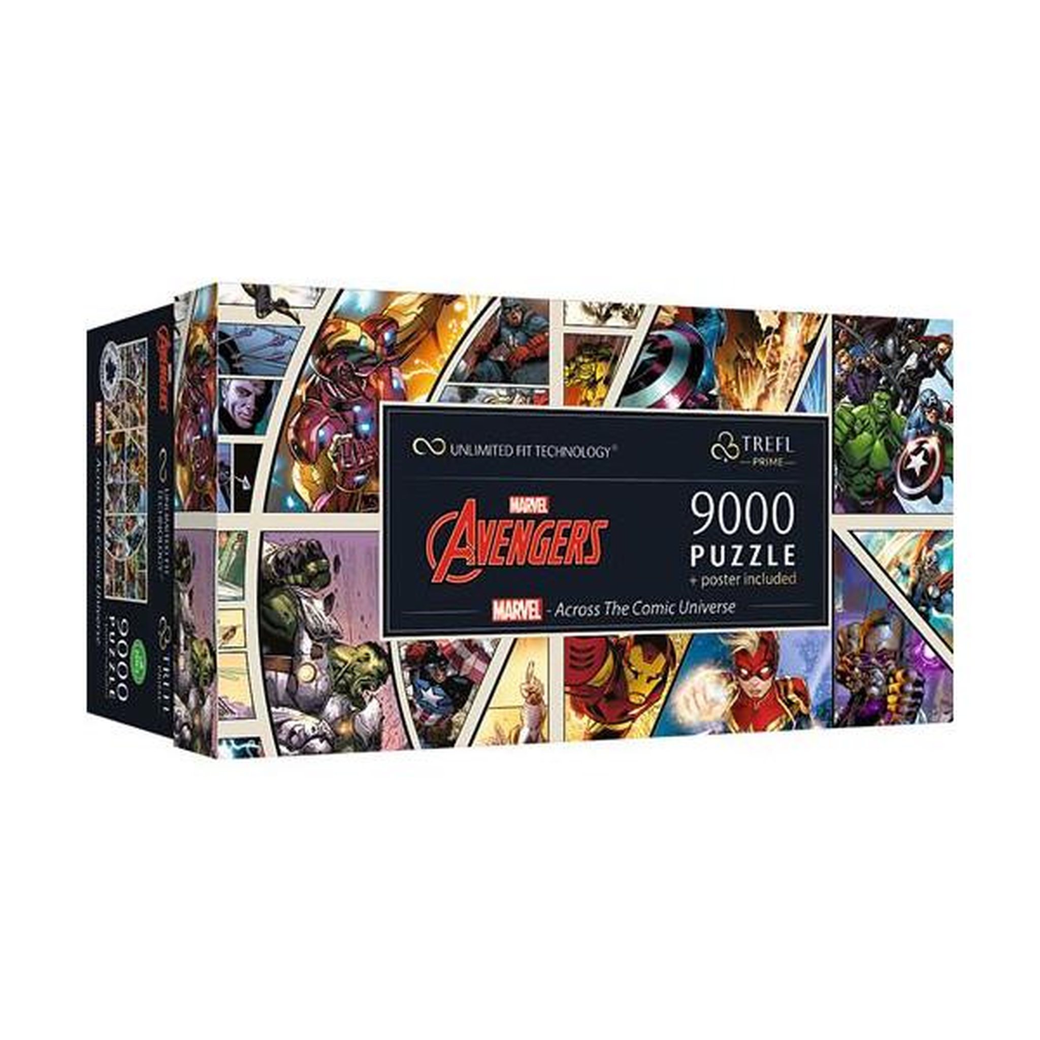Trefl Puzzle 9000 pièces Trefl Marvel Avengers A travers Univers DC Comics