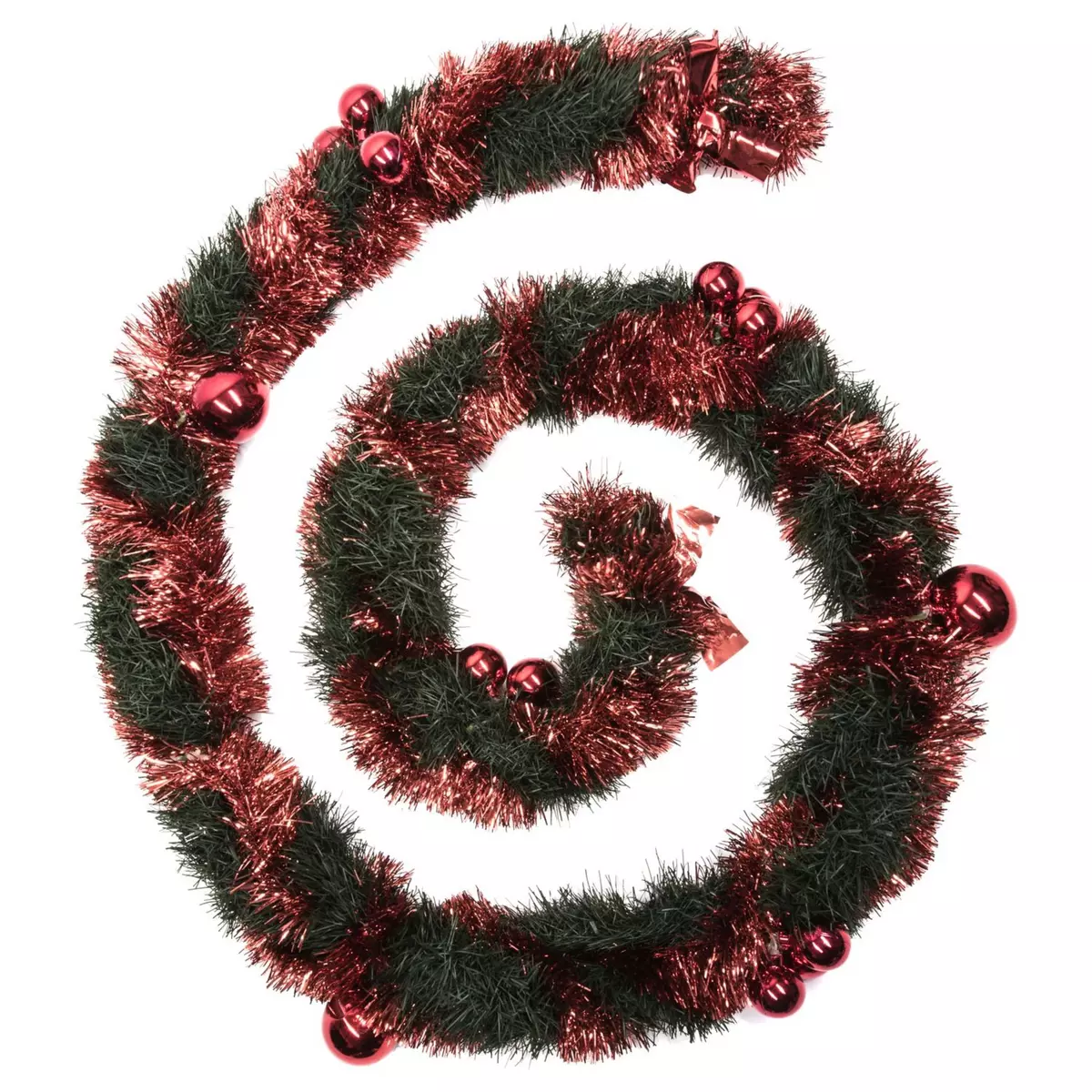 FEERIC LIGHT & CHRISTMAS Guirlande de Noël effet branche de sapin - Rouge et Vert