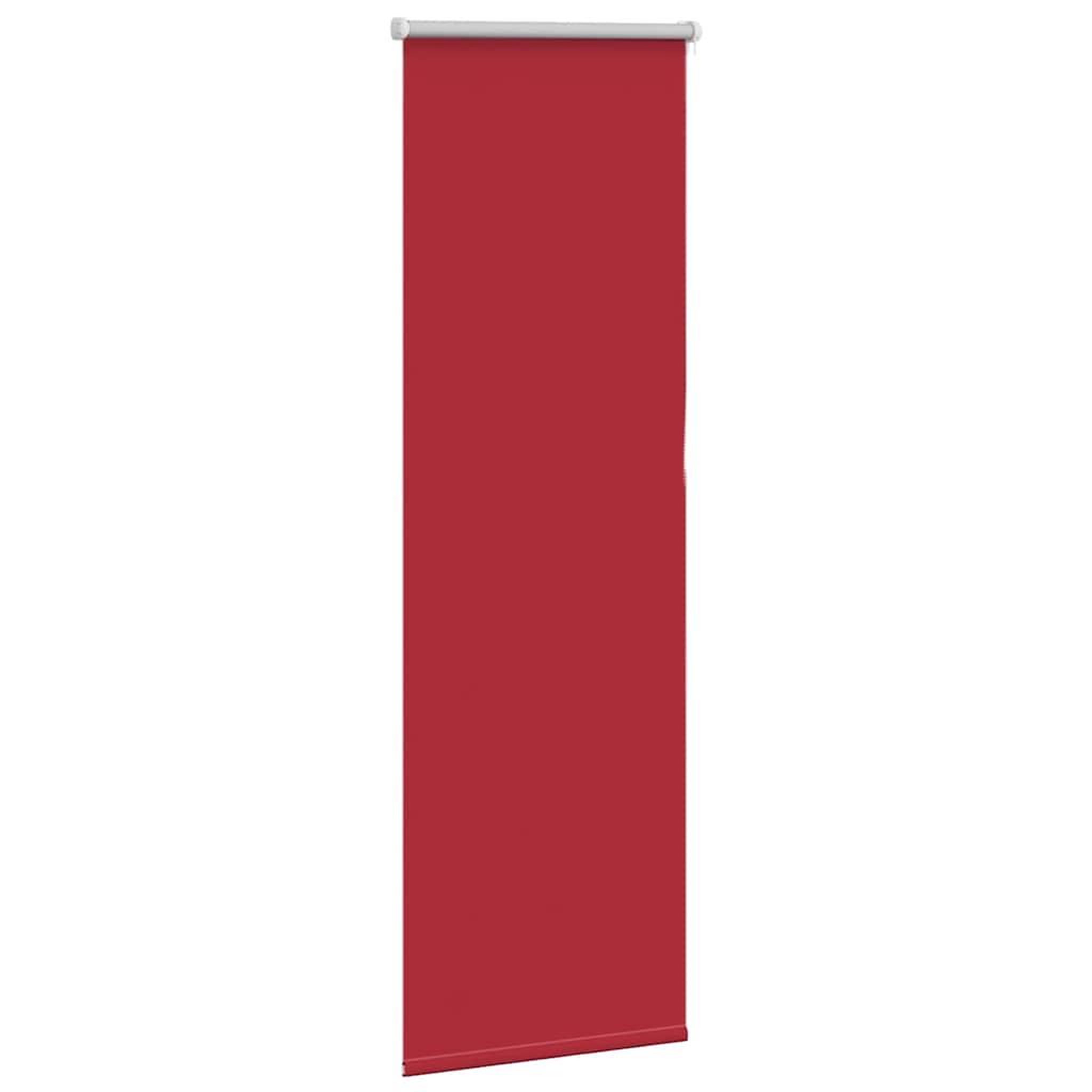 Voir la diapositive 3 : VIDAXL Store enrouleur occultant rouge largeur du tissu 50,7 cm