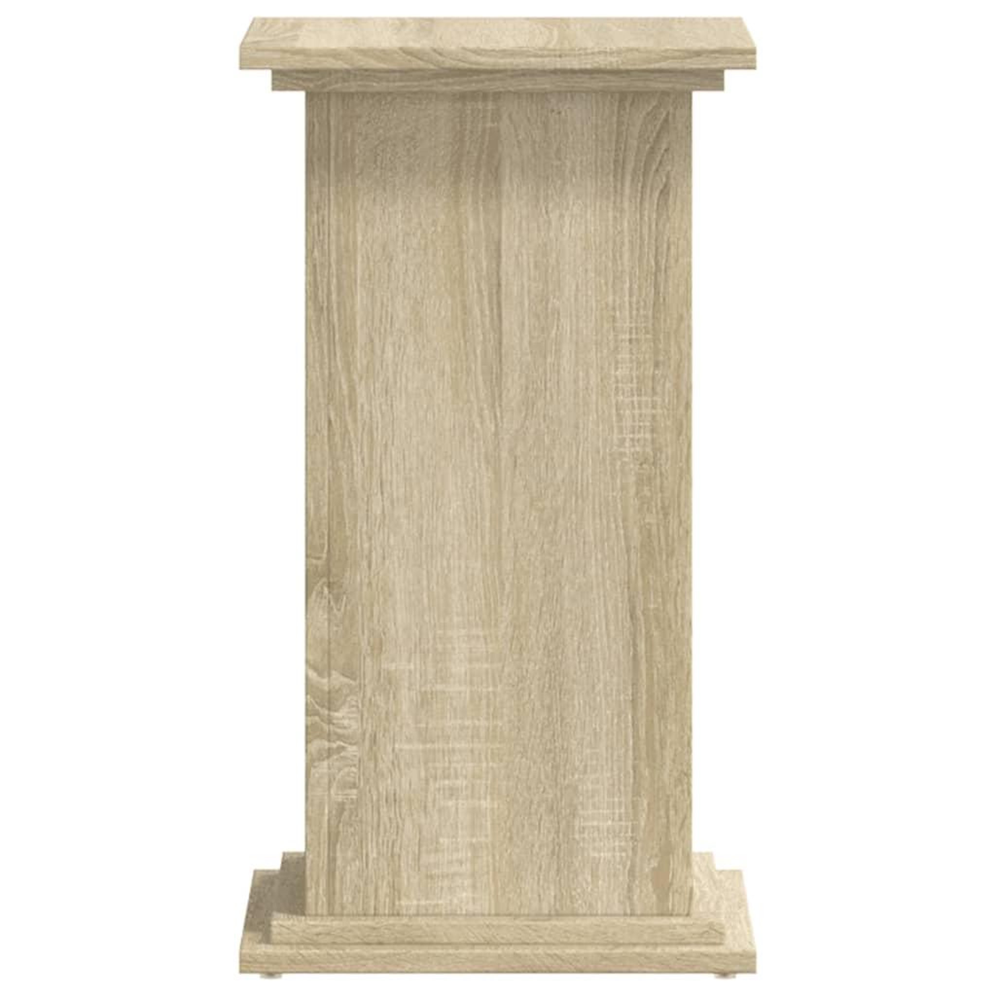 Voir la diapositive 5 : VIDAXL Support pour plantes chene sonoma 33x33x60 cm bois d'ingenierie