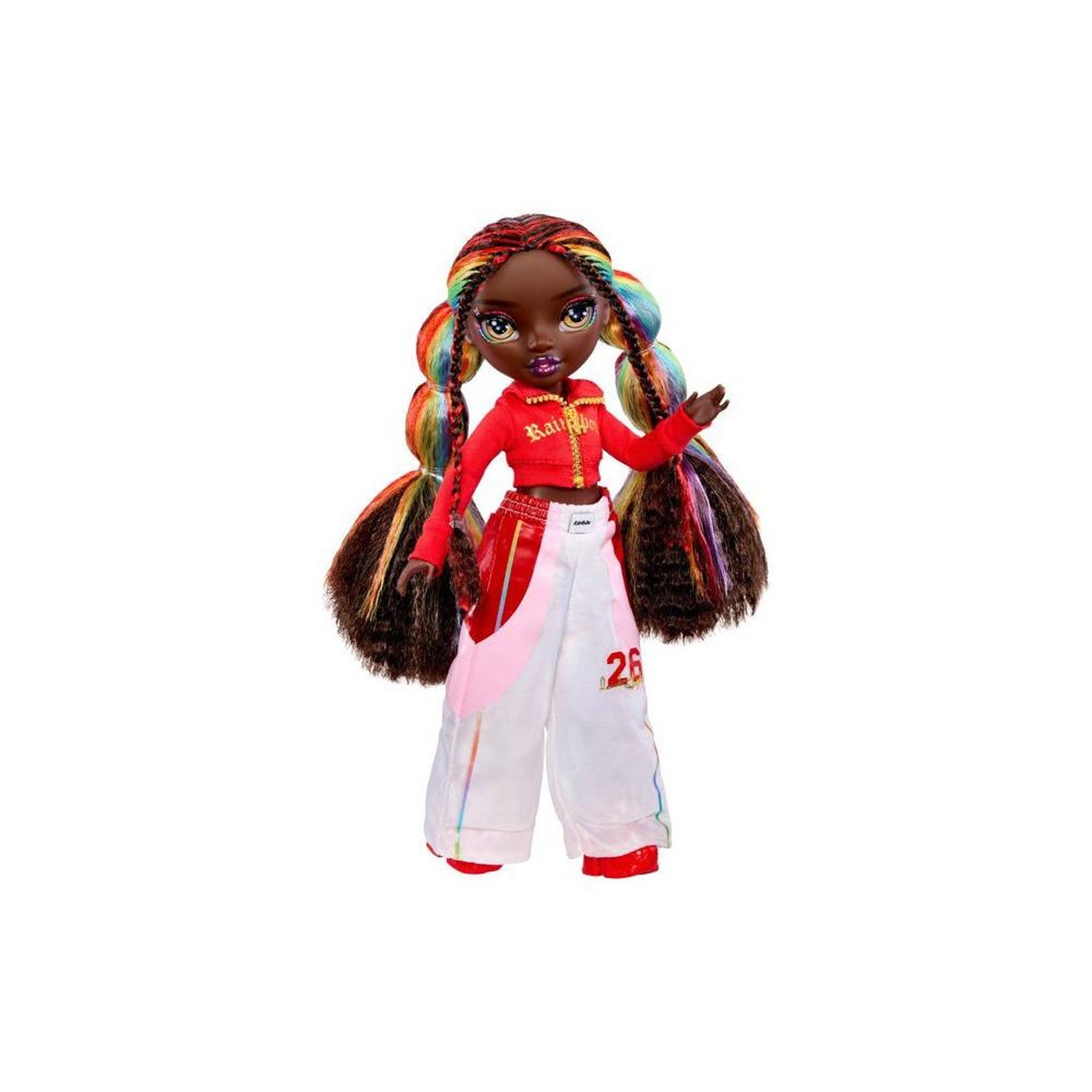 Voir la diapositive 3 : Poupée mannequin Iris Bow Rainbow High Junior High Bestie Babysitters 22 cm multicolore avec accessoires