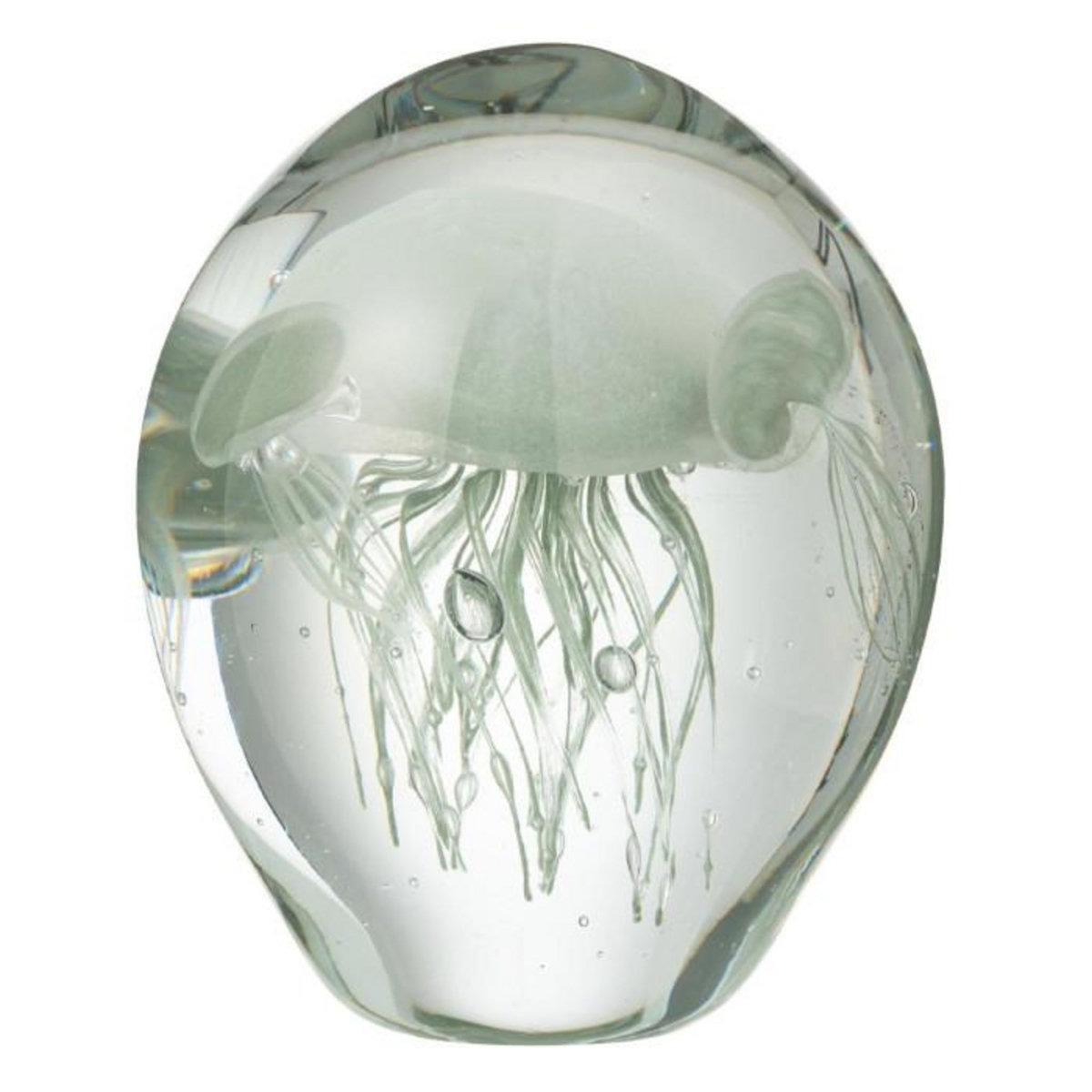 Paris Prix Presse-Papier en Verre Méduses  Calypso  12cm Vert