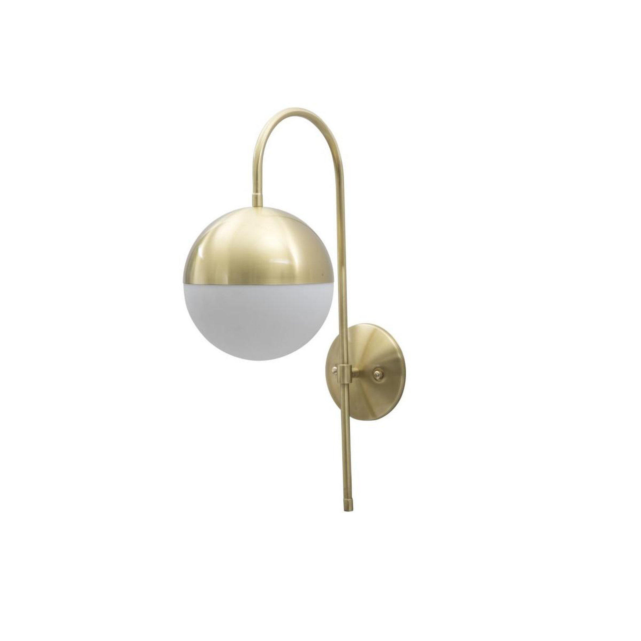 Voir la diapositive 3 : Paris Prix Applique murale sphère  glamy street  51cm blanc & or