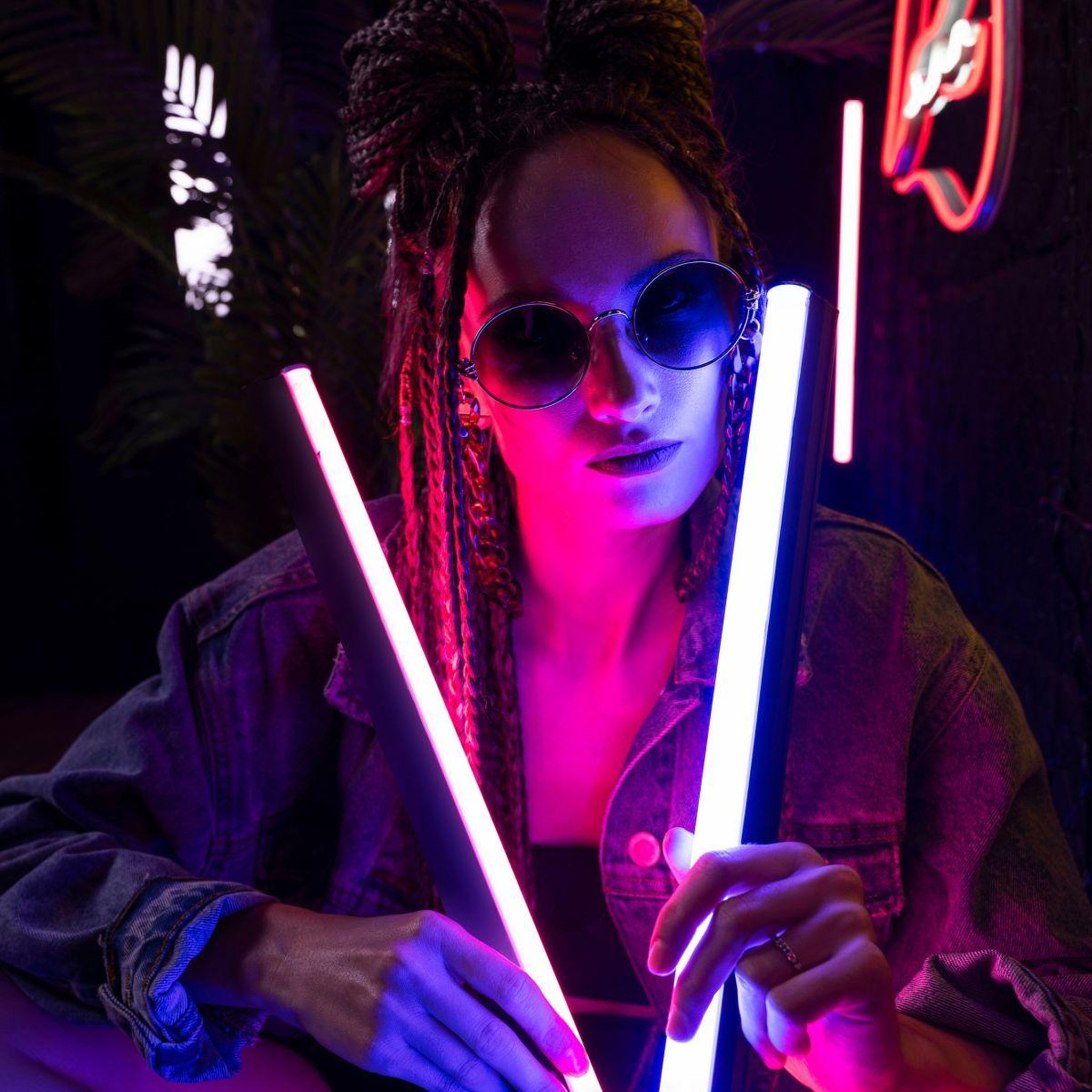 Voir la diapositive 4 : TNB Ring light influence pro tube lumineux