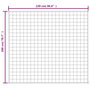 Voir la diapositive 6 : VIDAXL Couverture lestee Gris 200x220 cm 9 kg Tissu