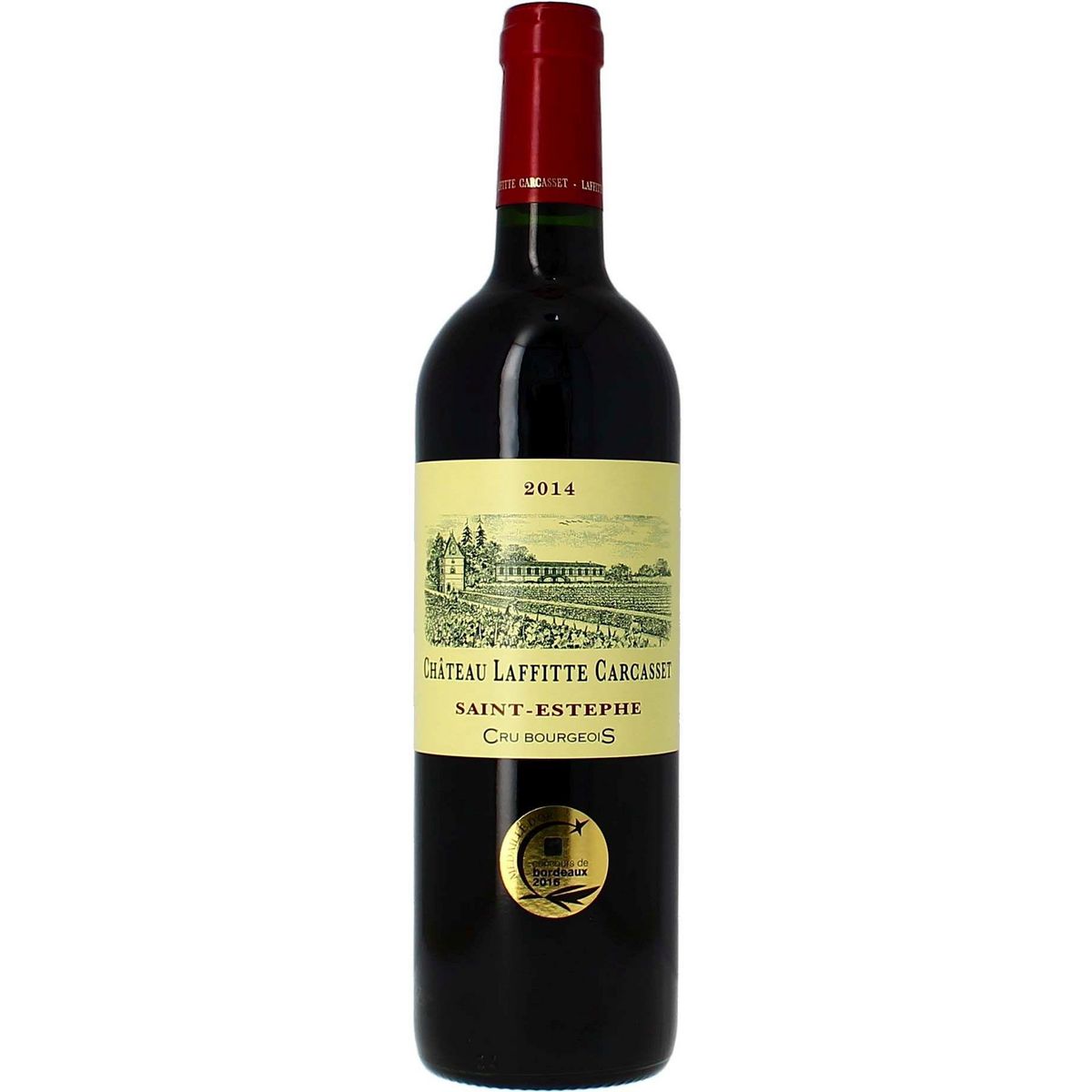 Vin rouge AOP Saint-Estèphe Château Laffitte Carcasset 75cl