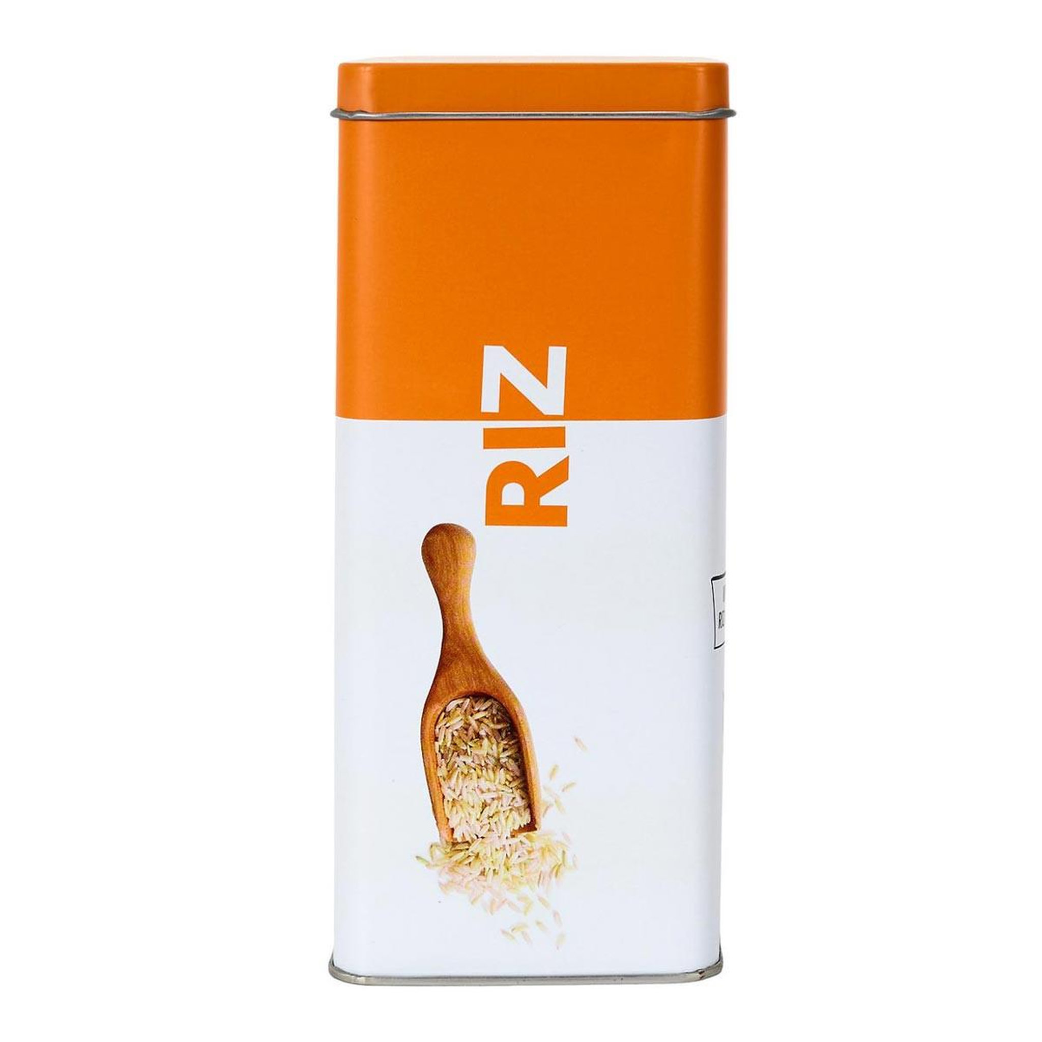 Voir la diapositive 2 : COOK CONCEPT Boîte à riz en métal  ludique  18cm orange