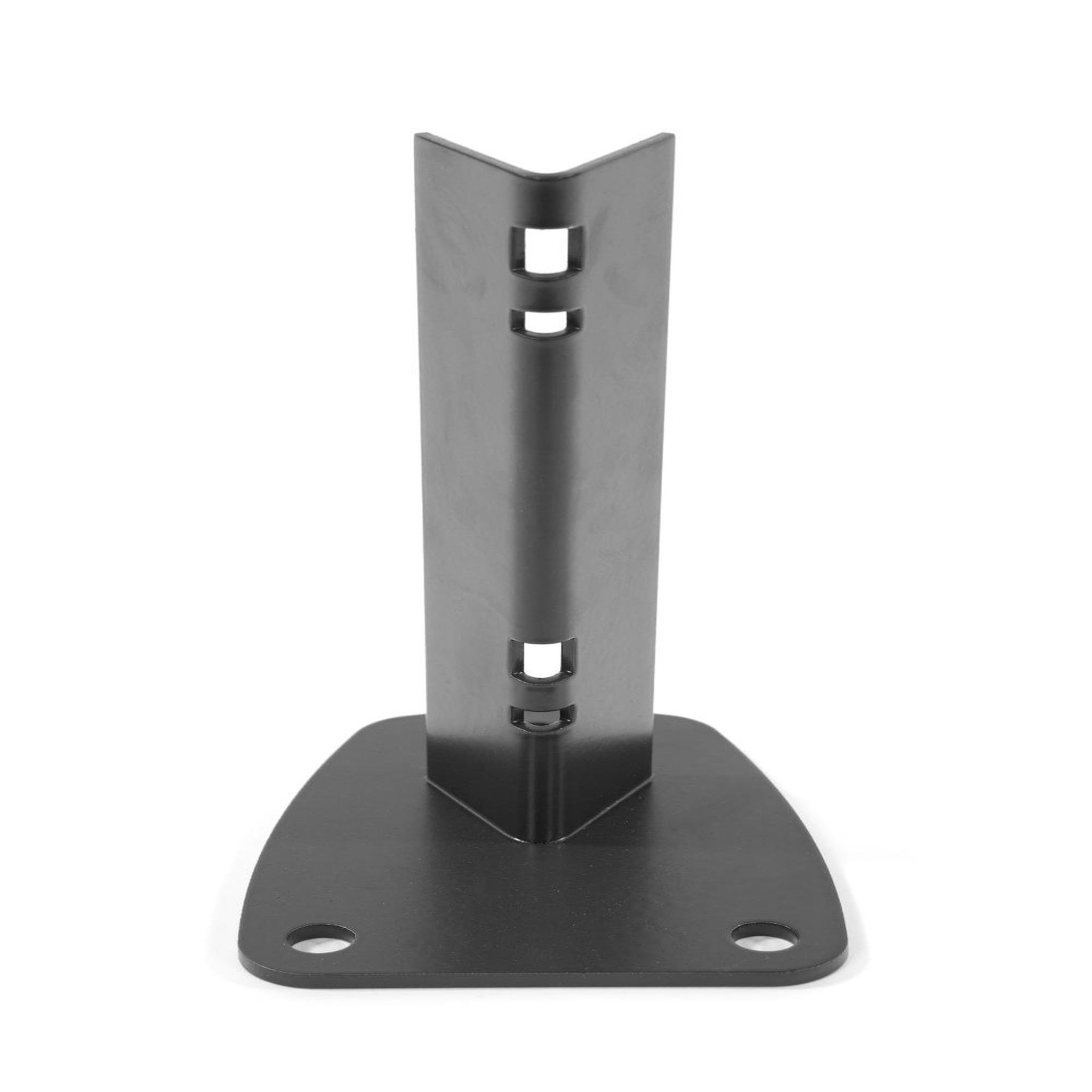 CENTRALE BRICO Platine pour Poteau à encoches GRIS
