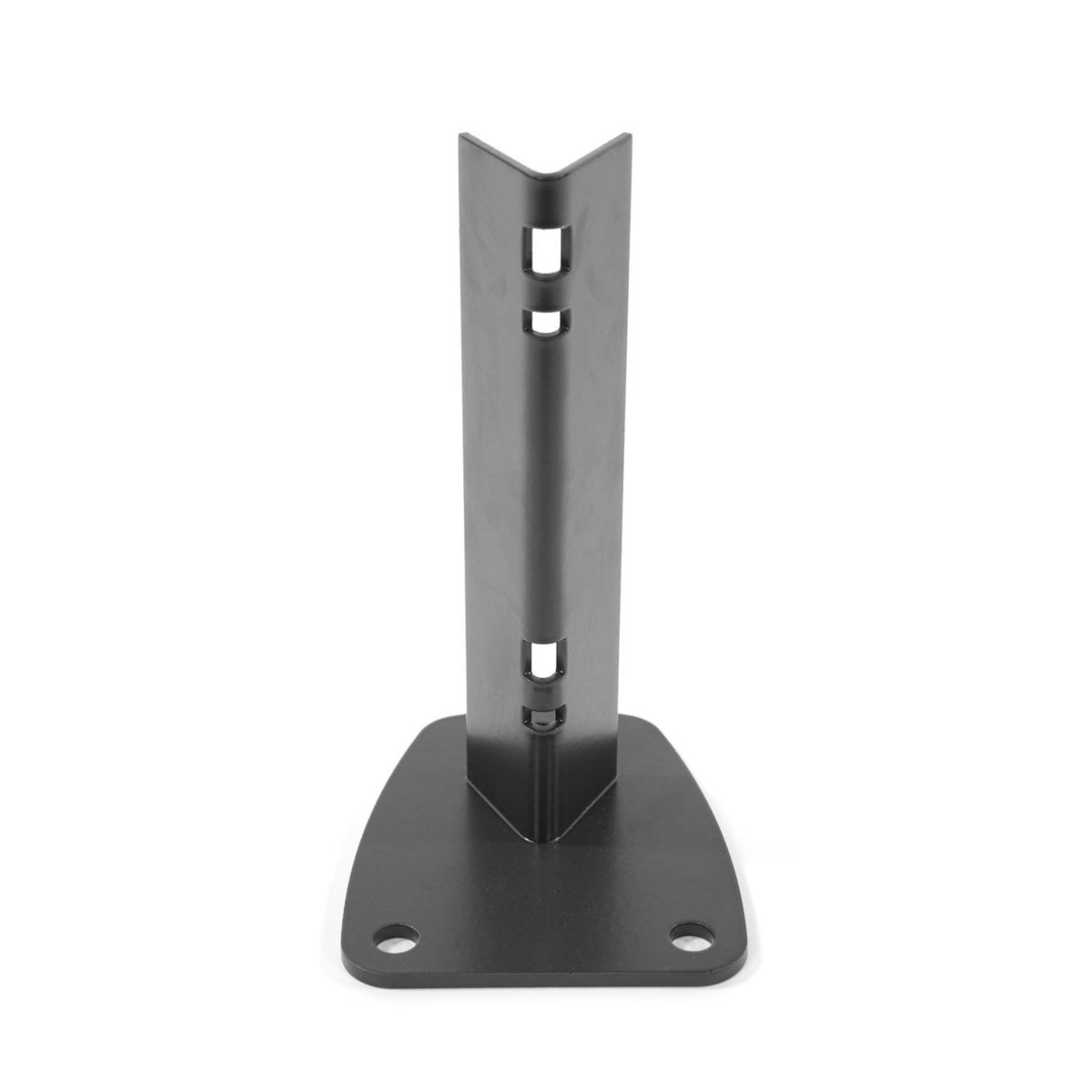 CENTRALE BRICO Platine pour Poteau à encoches GRIS