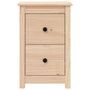 Voir la diapositive 3 : VIDAXL Table de chevet 40x35x61,5 cm Bois de pin massif