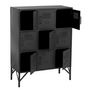 Voir la diapositive 3 : Paris Prix Commode 9 Portes en Métal  Popa  113cm Noir