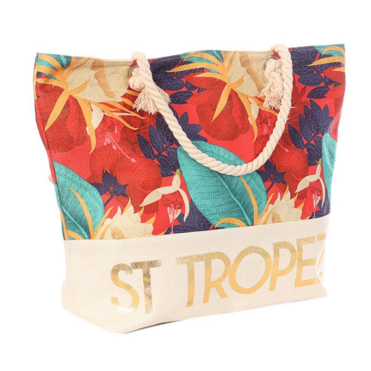 Stella Green Sac de Plage /Rose/Bleu