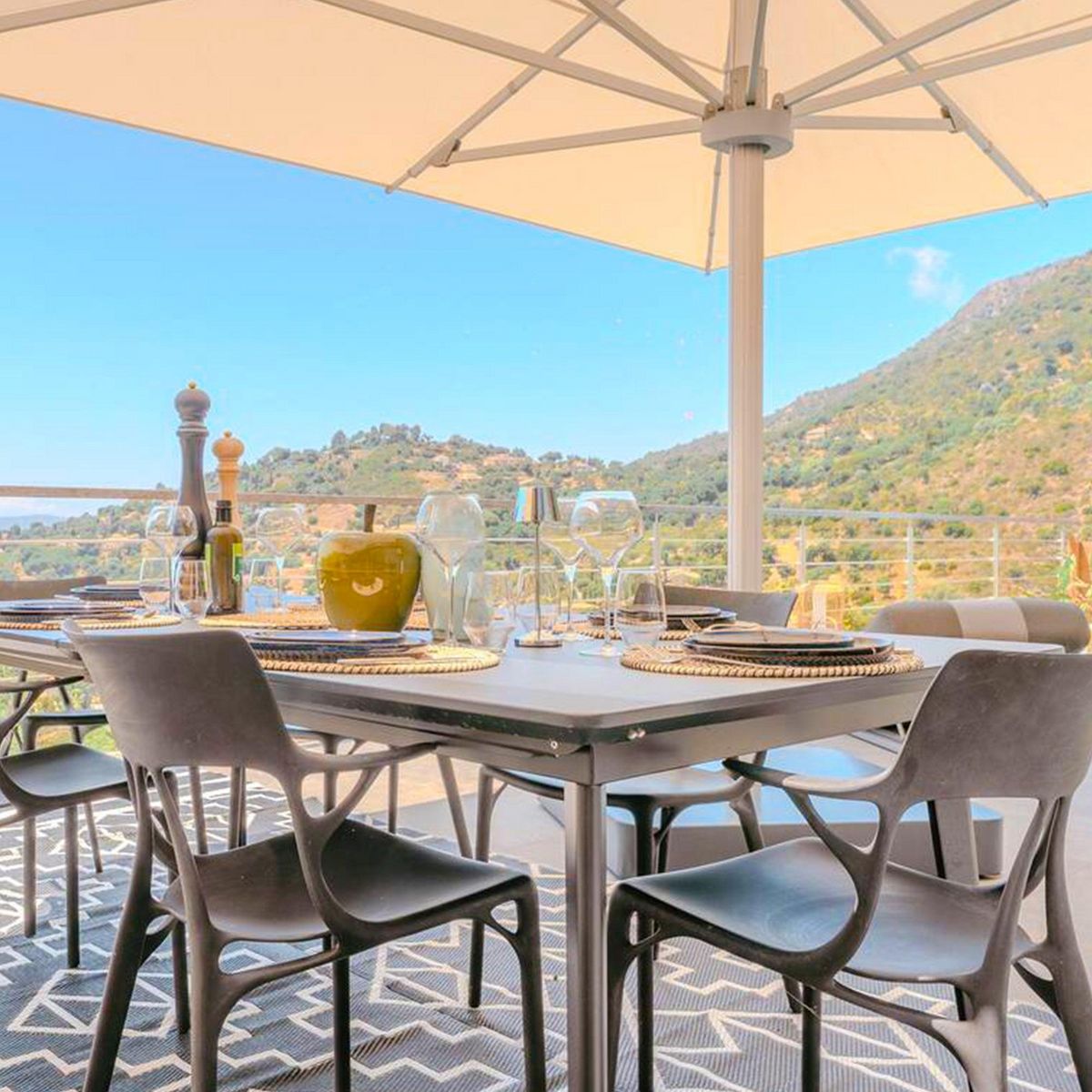 Lumisky Lampe de table sans fil EMILY Argent Aluminium H25cm