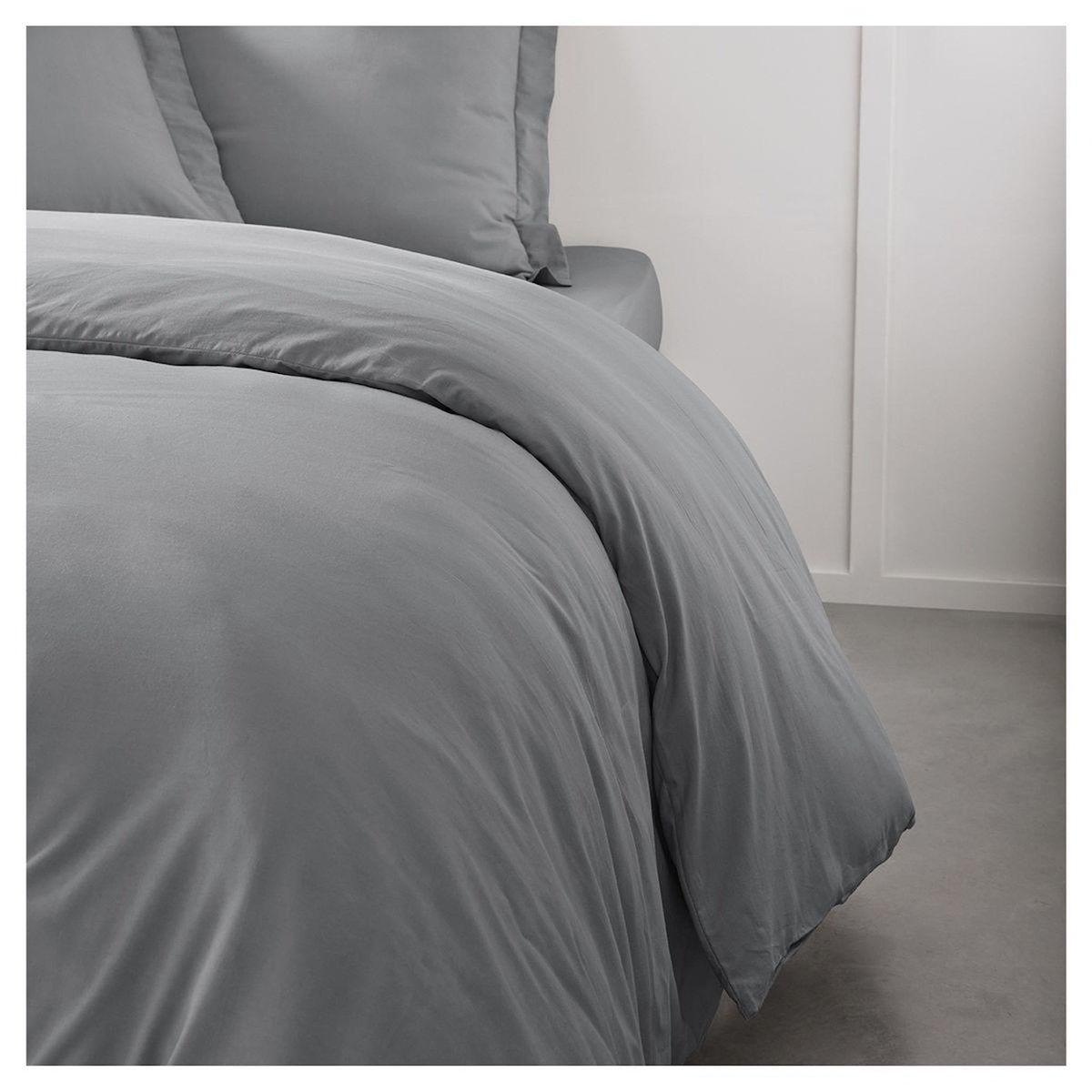 TODAY Housse de Couette unie en Coton 57 fils