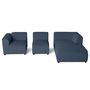 Voir la diapositive 3 : LISA DESIGN Suaro - canapé modulable d'angle droit 4 places en tissu texturé