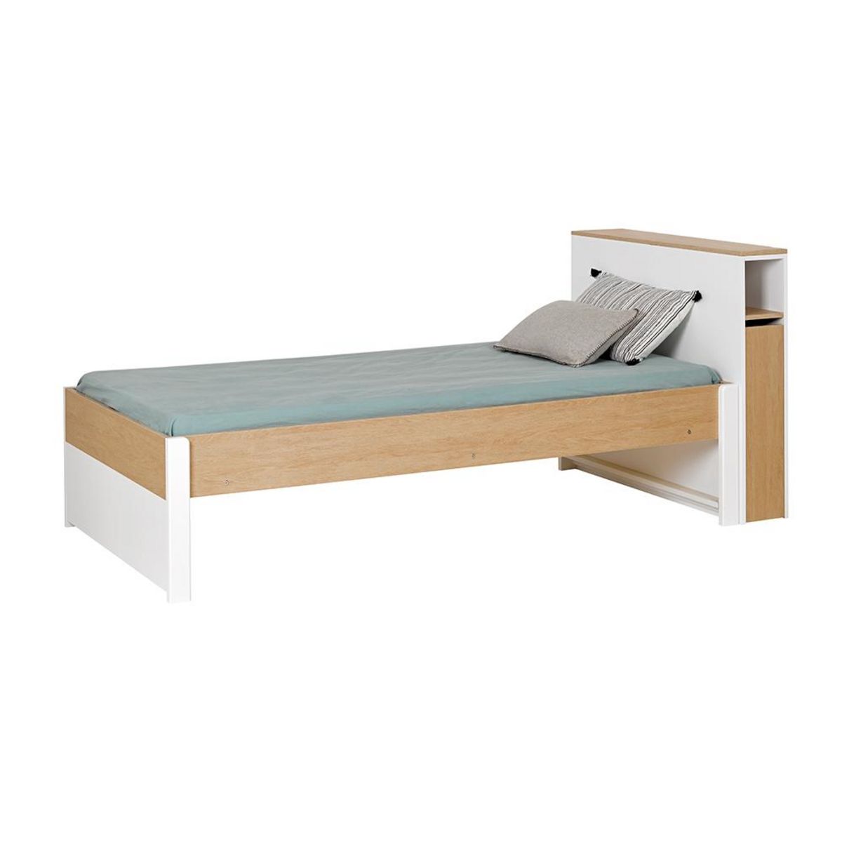 JUNIOR PROVENCE Tête de lit simple avec espaces de rangement L20 x H91,7 x P100cm LAMI