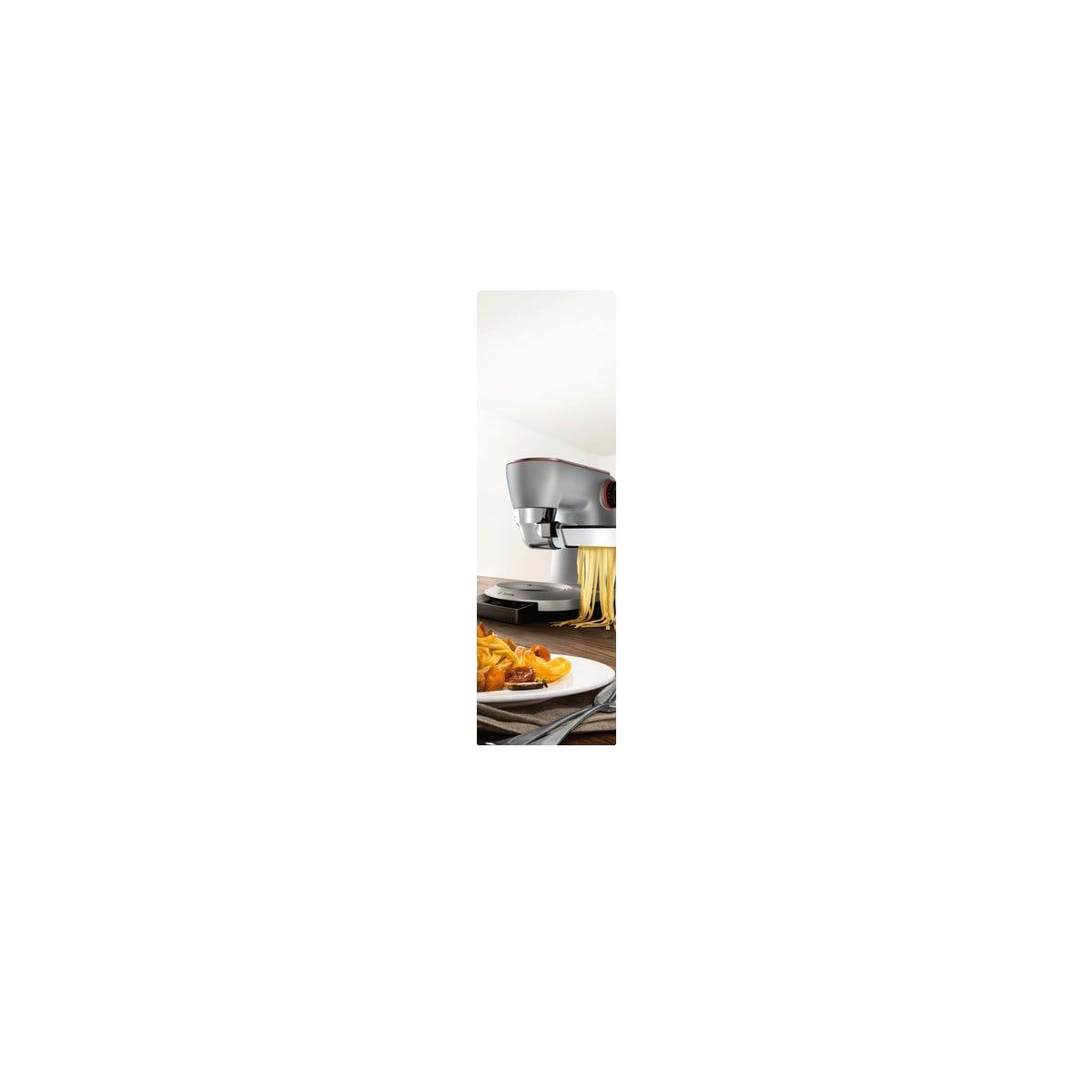Voir la diapositive 3 : BOSCH Accessoire Bosch MUZ9PP1 en acier inoxydable pour machine à pâtes