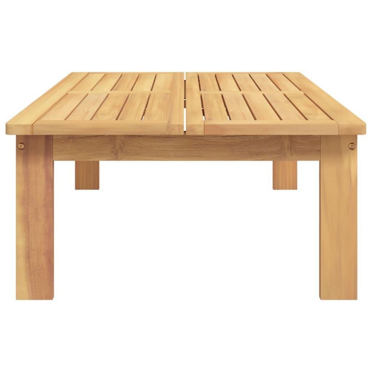 VIDAXL Table de jardin 100x60x30 cm bois d'acacia solide