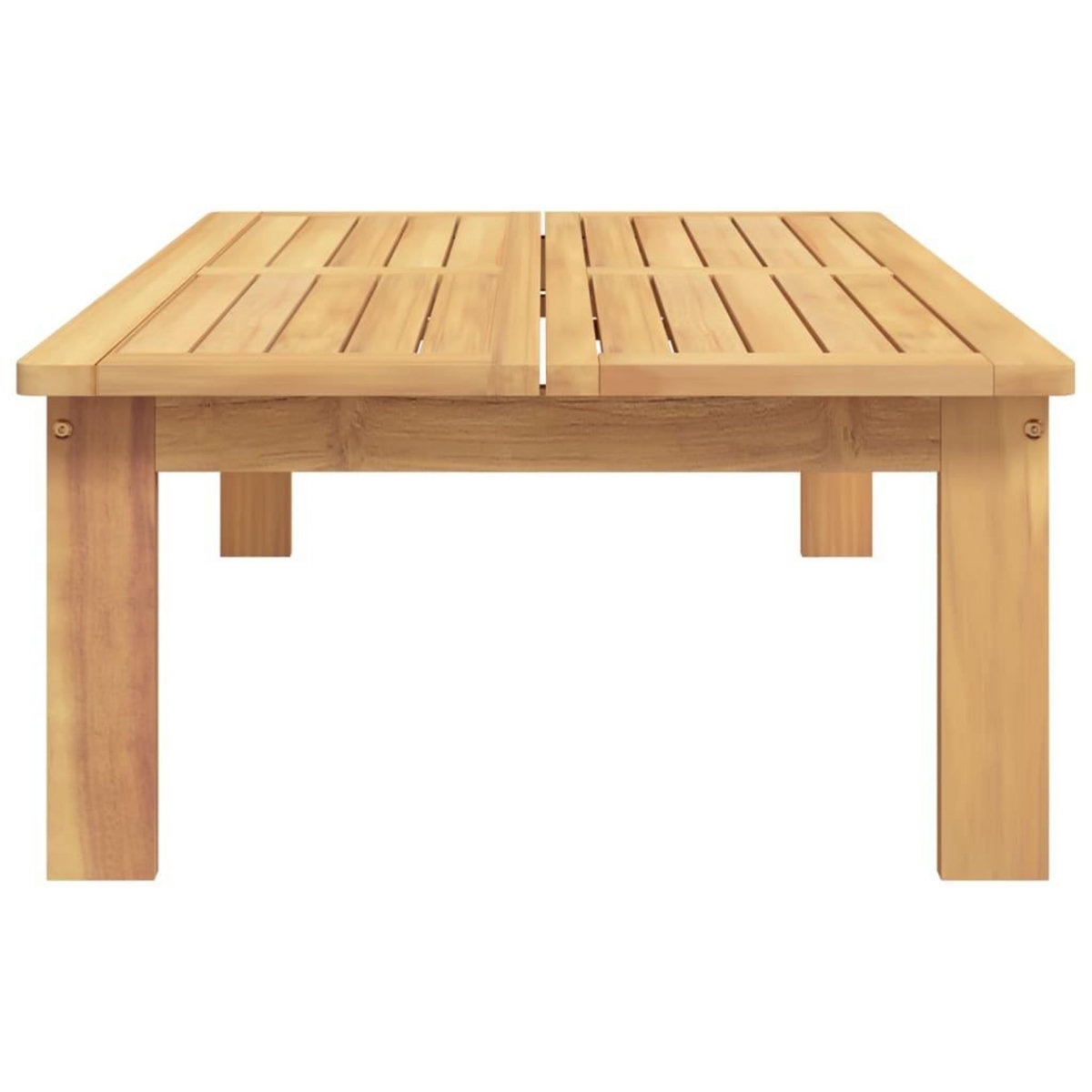 VIDAXL Table de jardin 100x60x30 cm bois d'acacia solide