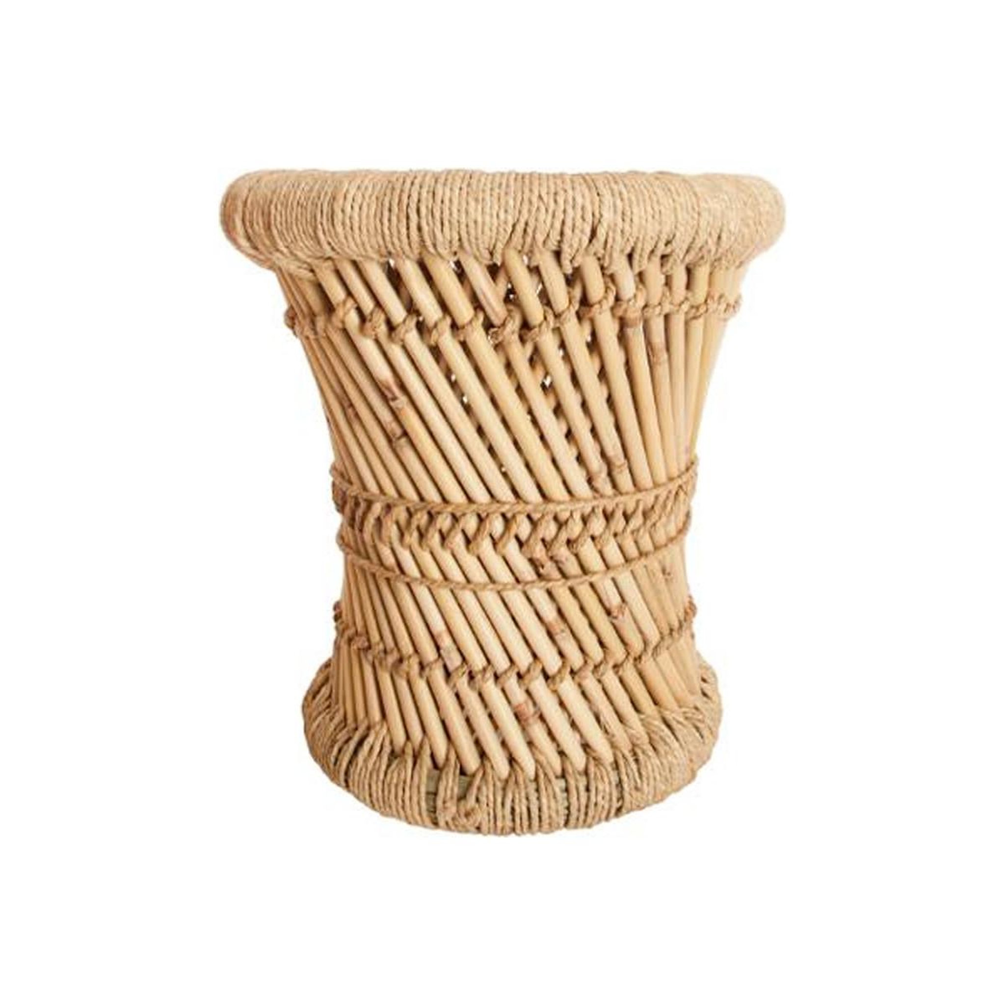 Voir la diapositive 5 : ATMOSPHERA Lot de 2 tables d'appoint  nomade  38cm naturel