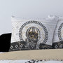 Voir la diapositive 2 : Dourev Housse de couette 240x220 MASQUE + 2 taies 100% coton