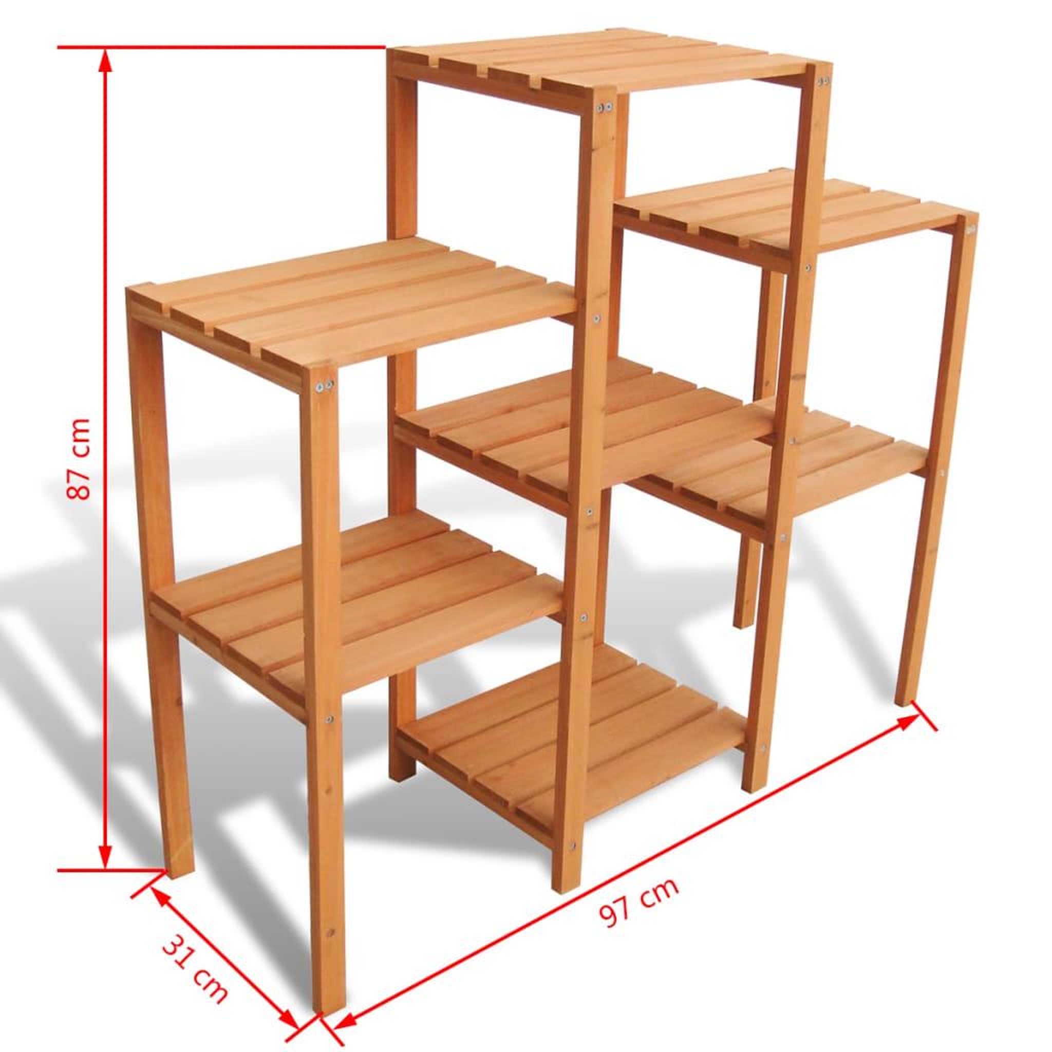 Voir la diapositive 4 : VIDAXL Support de jardiniere 97 x 31 x 87 cm