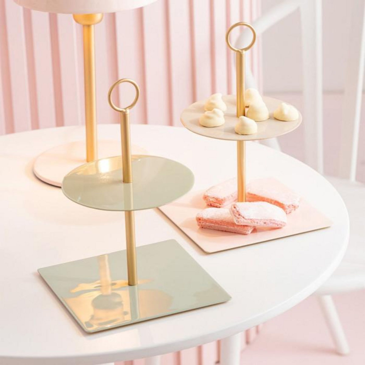 Paris Prix Plateau de Présentation 2 Niveaux  Médila  26cm Rose