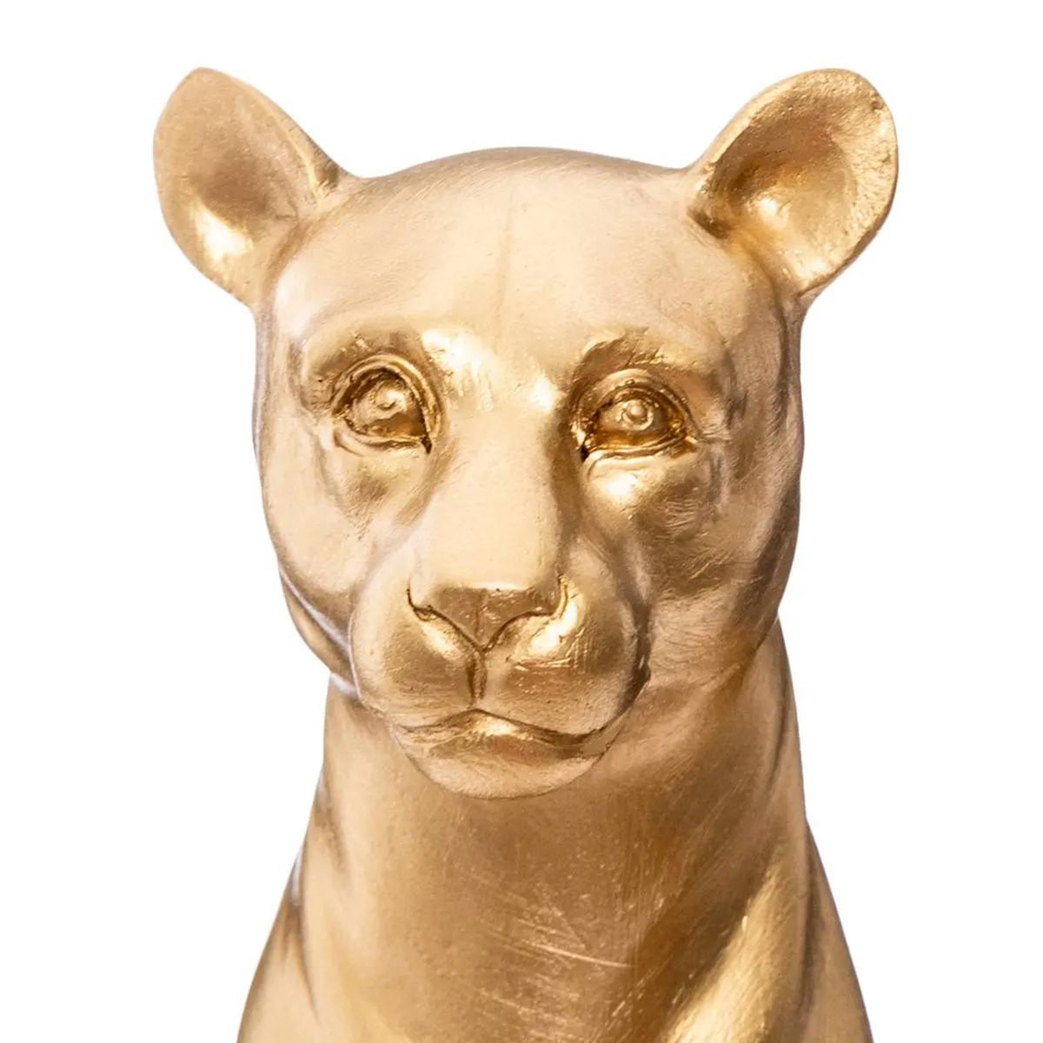 Voir la diapositive 2 : ATMOSPHERA Statuette déco  panthère  23cm or
