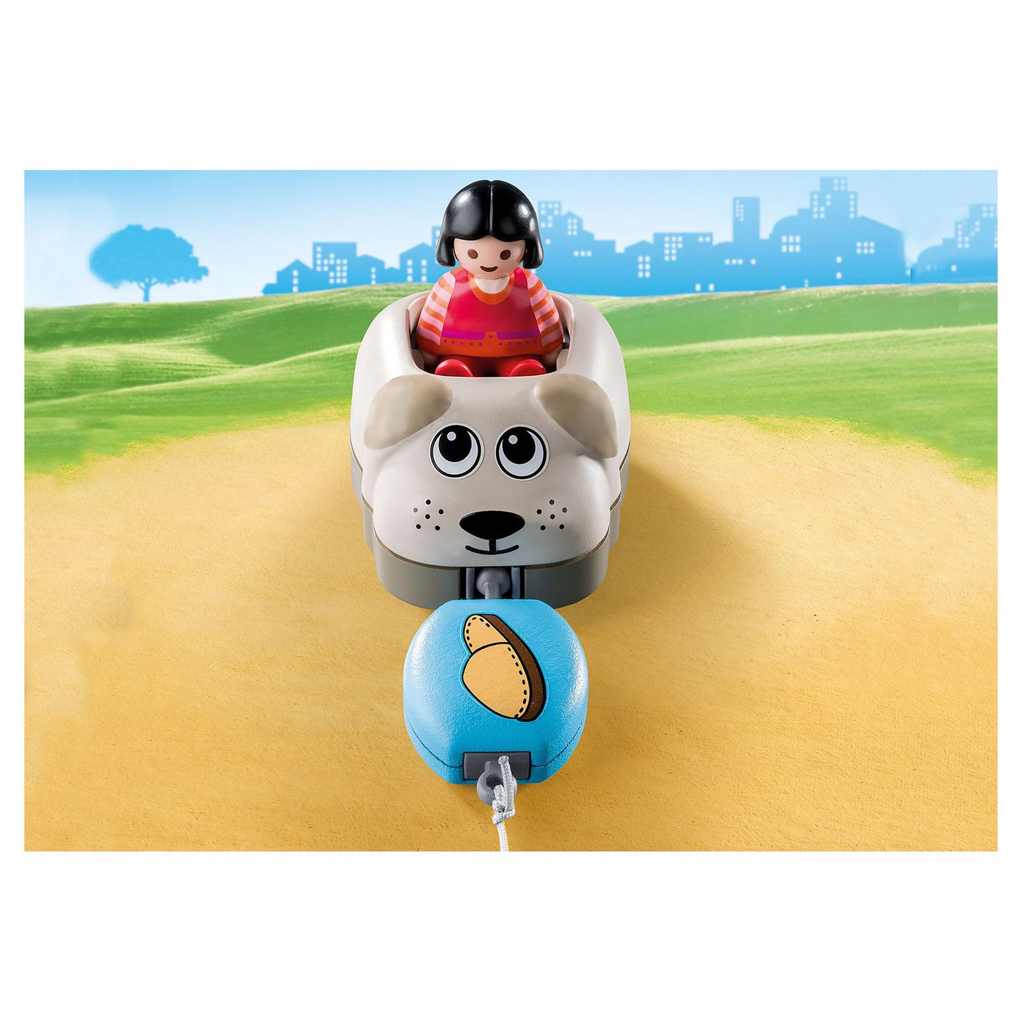 Voir la diapositive 4 : PLAYMOBIL 70406 - 1.2.3 - Wagon chien
