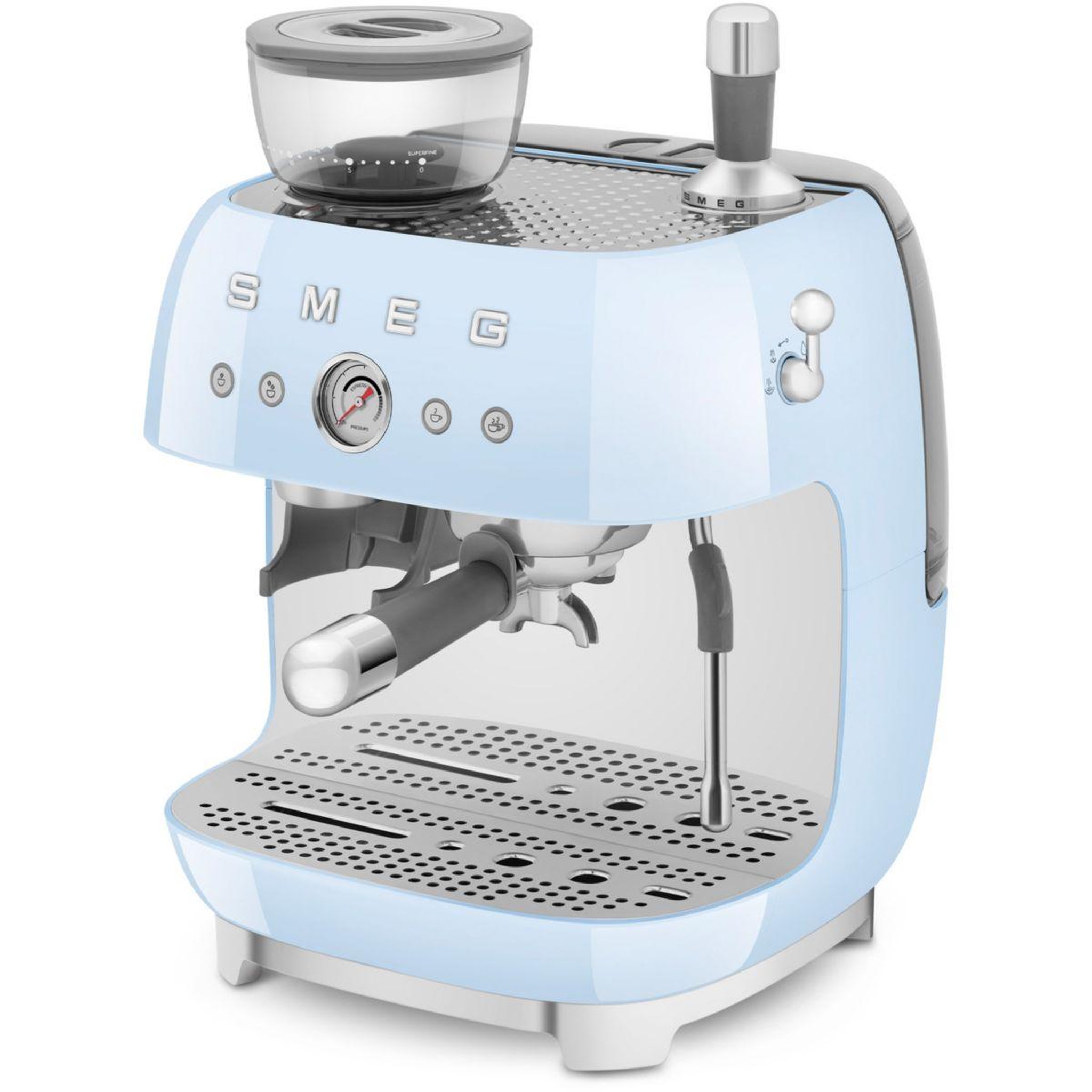 Voir la diapositive 2 : SMEG Expresso broyeur egf03pbeu