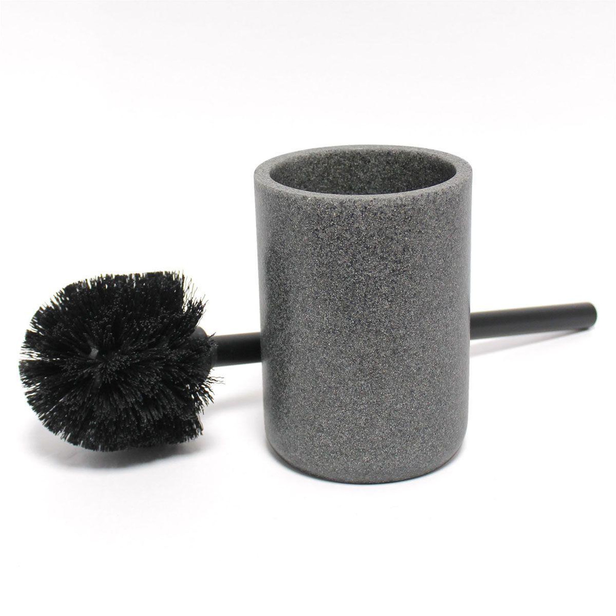 Voir la diapositive 2 : Douceur d'Intérieur Brosse wc design  granite  40cm gris