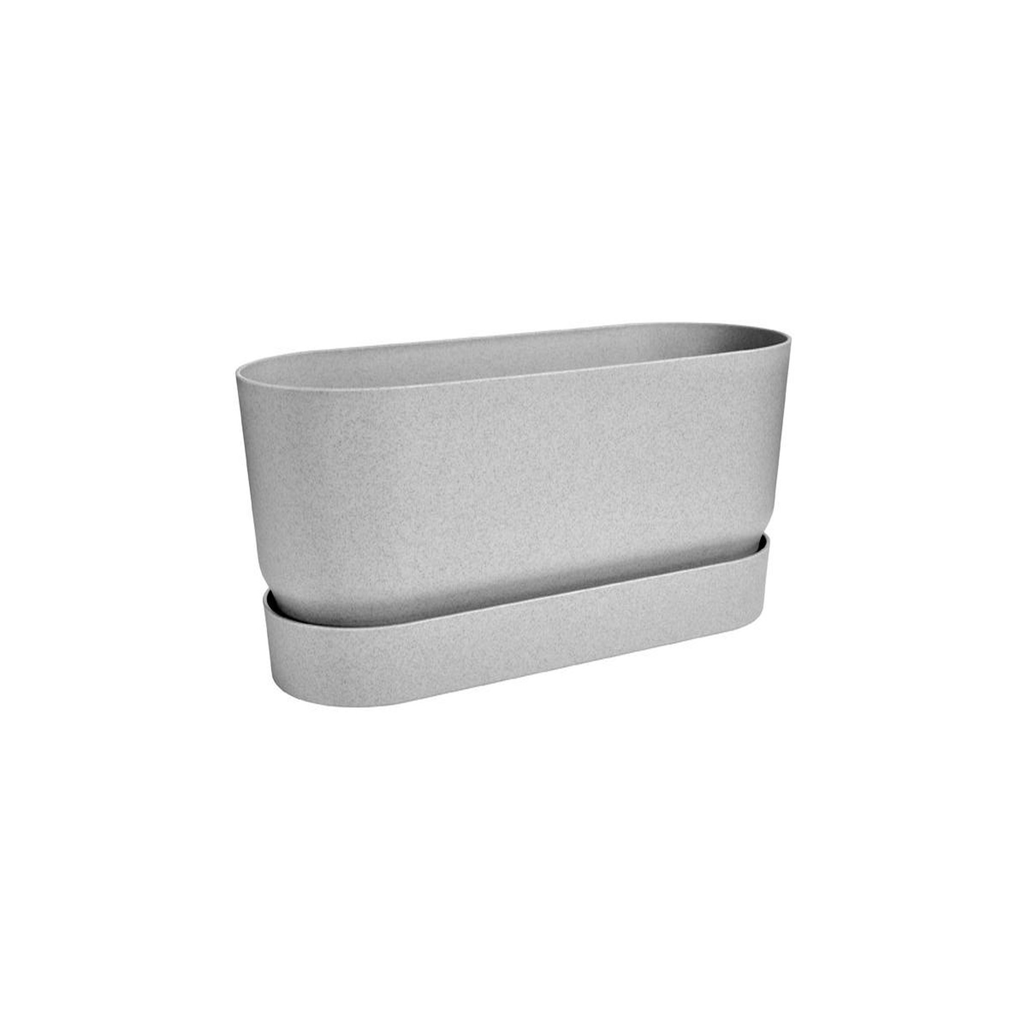Voir la diapositive 2 : ELHO Balconnière Greenville Long 49 x 19,8 x 18,4 cm - Gris béton - Elho
