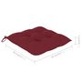 Voir la diapositive 6 : VIDAXL Chaises a manger d'exterieur lot de 6 et coussins Acacia massif