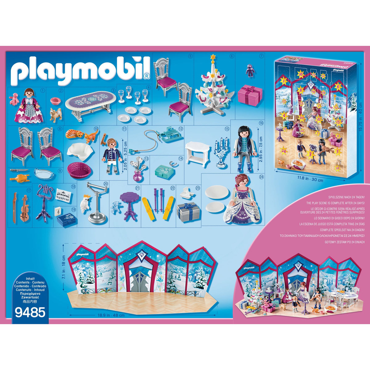 PLAYMOBIL 9485 - Calendrier de l'Avent Bal de Noël