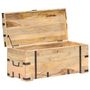 Voir la diapositive 2 : VIDAXL Coffre 90x40x40 cm Bois solide de manguier